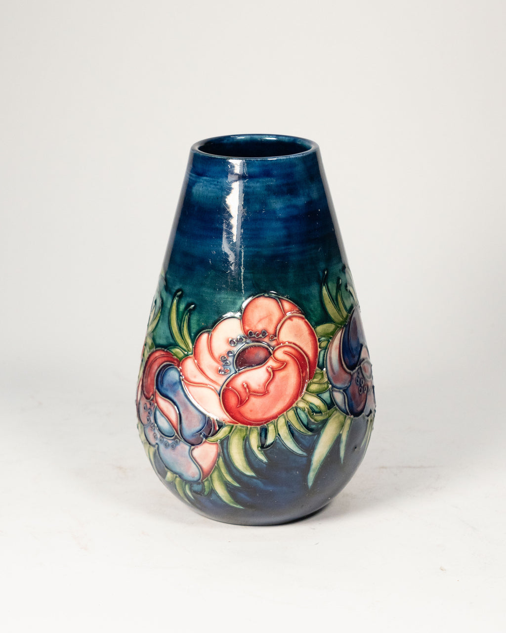 Vase Moorcroft Motif Anémones