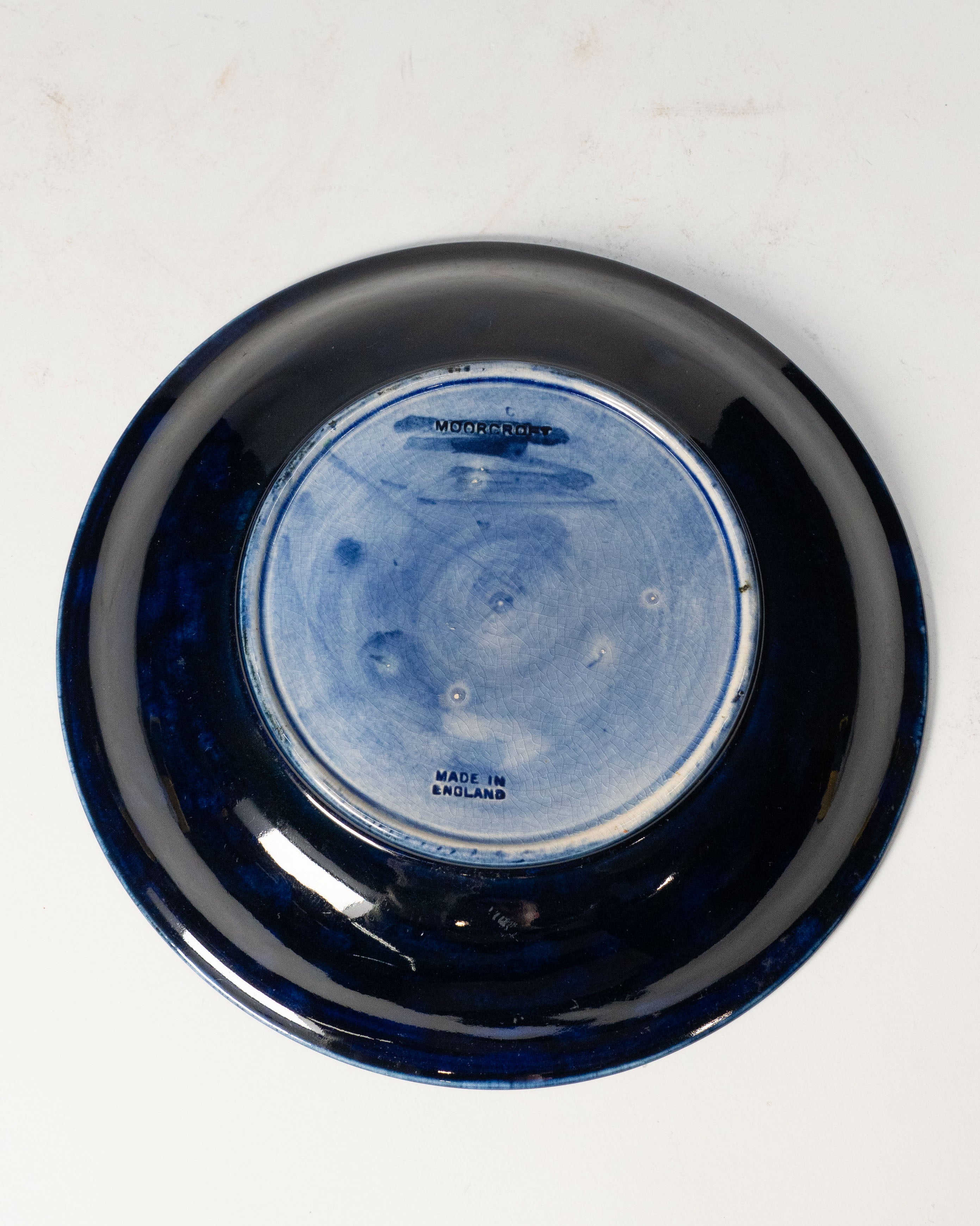 Assiette bol Moorcroft  Motif Wisteria Plum