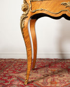 Table à cartes en citronnier de style Louis XV - France vers 1900