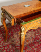 Table à cartes en citronnier de style Louis XV - France vers 1900
