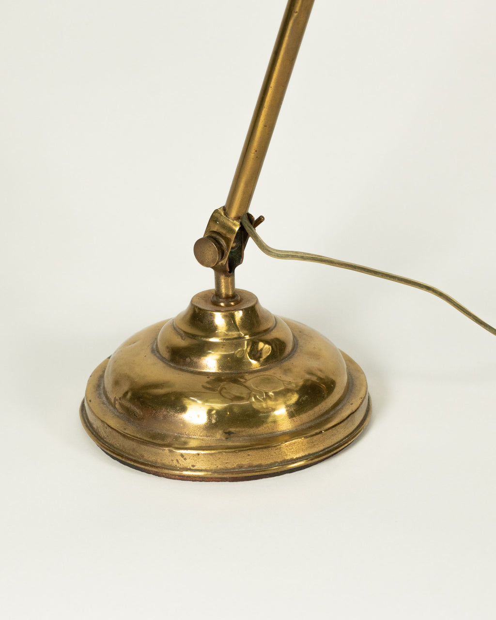 Adjustable brass desk lamp – circa 1920