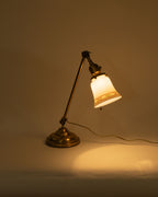 Adjustable brass desk lamp – circa 1920