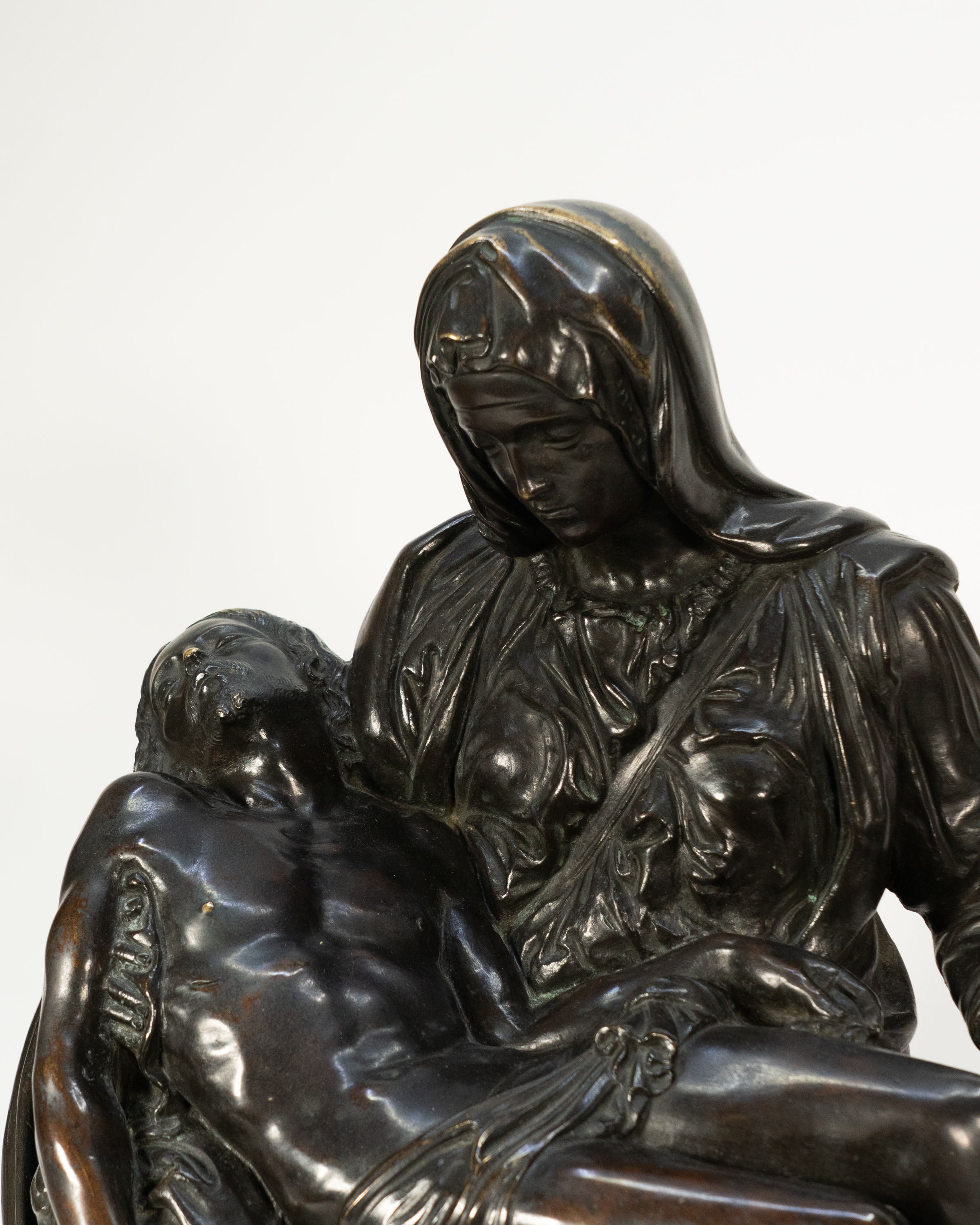 La Pieta - Bronze d'après Michel-Ange vers 1900