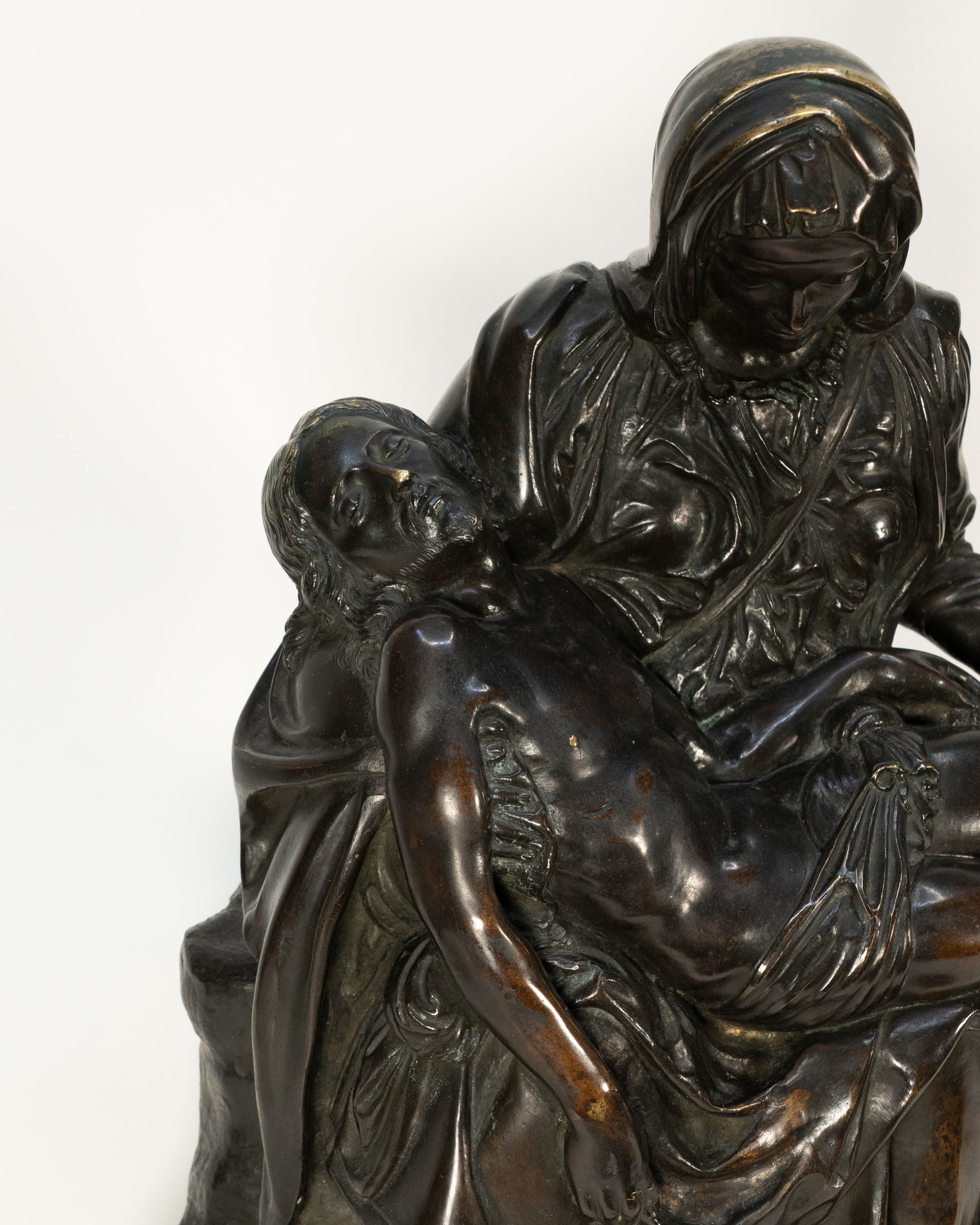 La Pieta - Bronze d'après Michel-Ange vers 1900