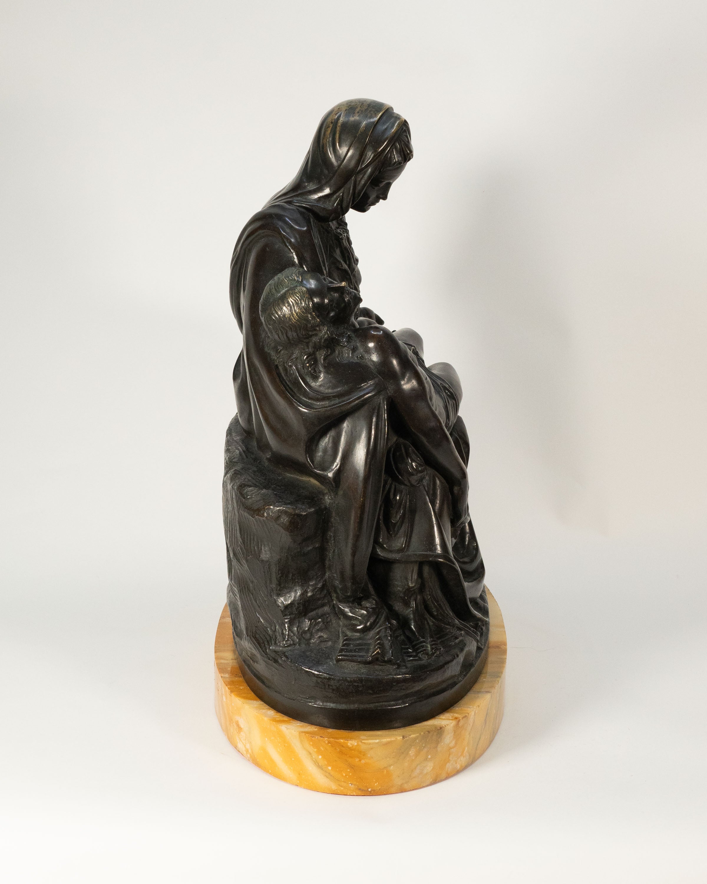 La Pieta - Bronze d'après Michel-Ange vers 1900
