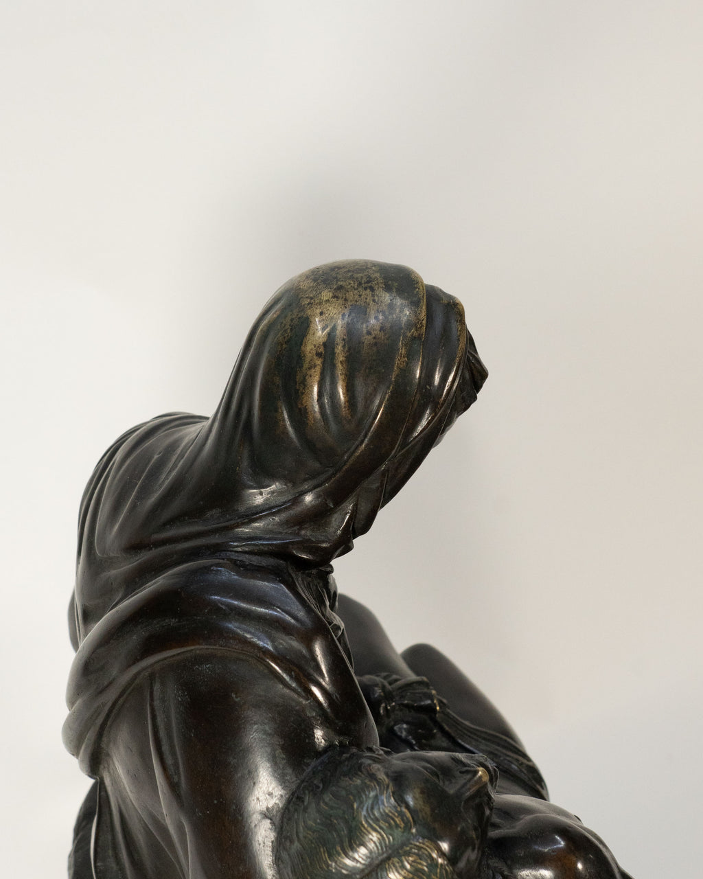 The Pietà - Bronze after Michelangelo circa 1900