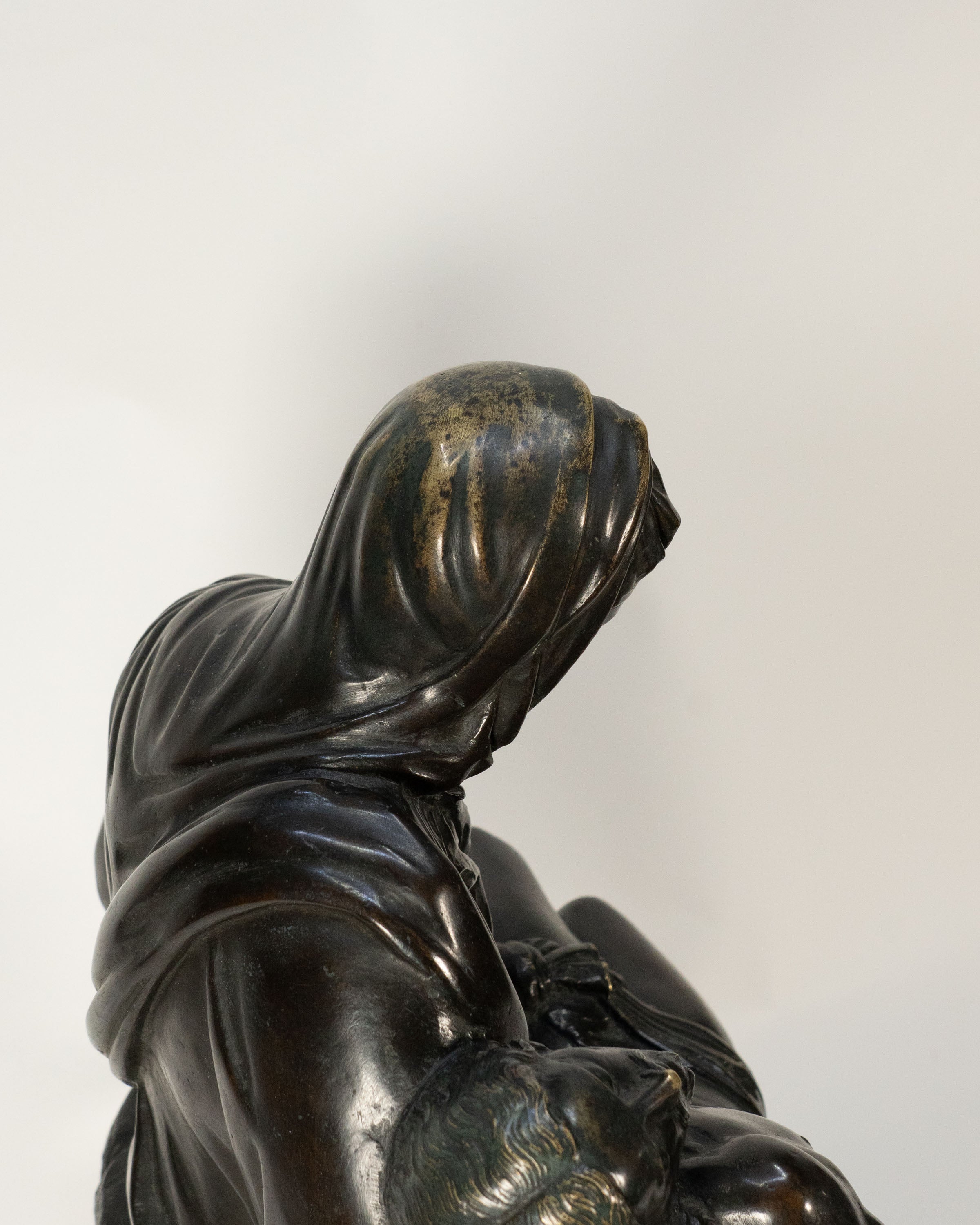 The Pietà - Bronze after Michelangelo circa 1900