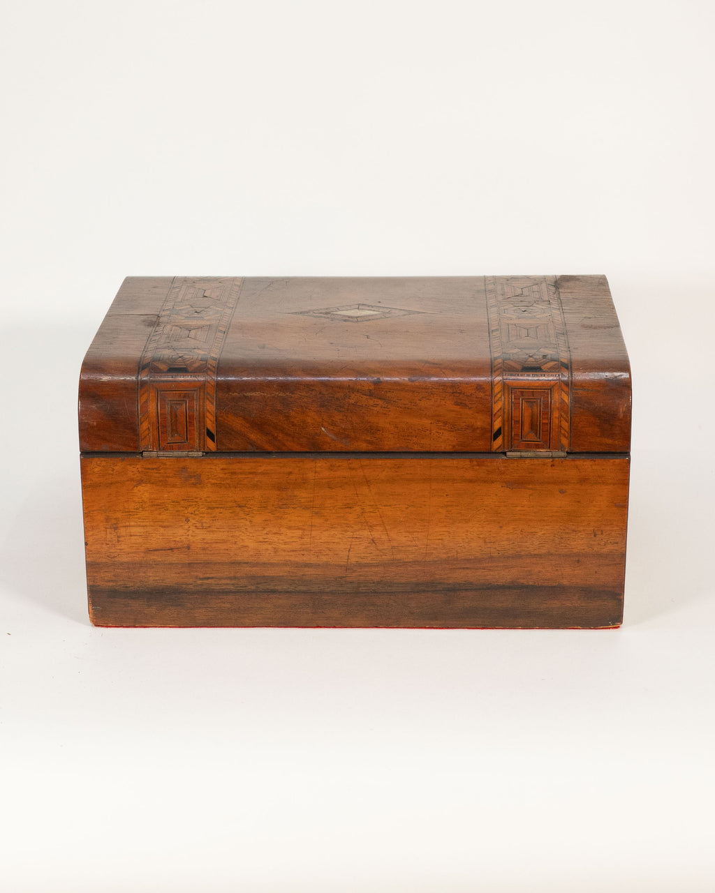 Coffret de couture et écritoire en marqueterie