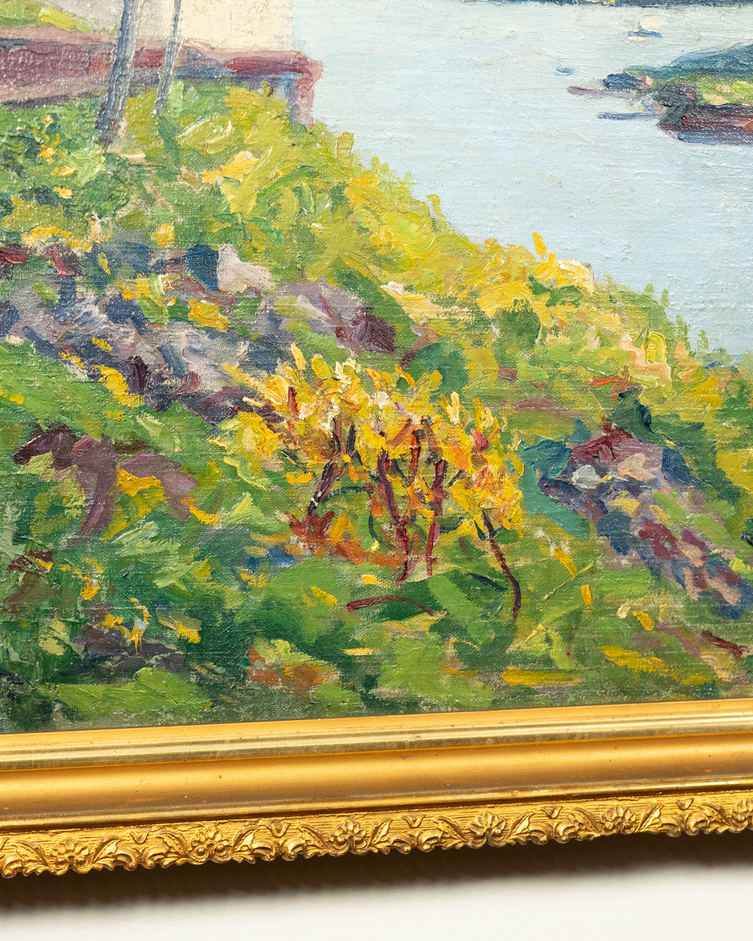 Saint Lawrence River Quebec 1909 - Oil by Georges-Henri Duquet