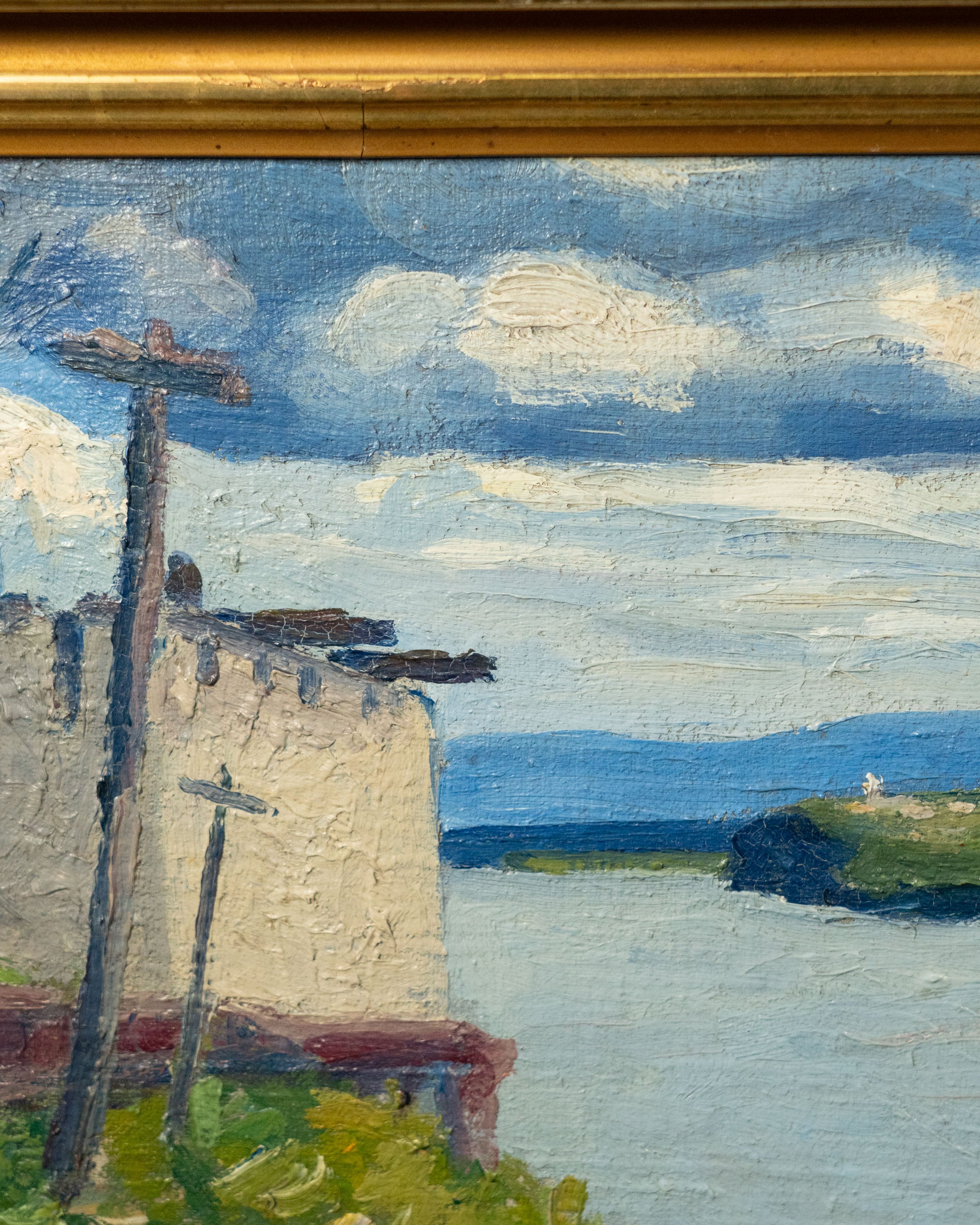 Saint Lawrence River Quebec 1909 - Oil by Georges-Henri Duquet