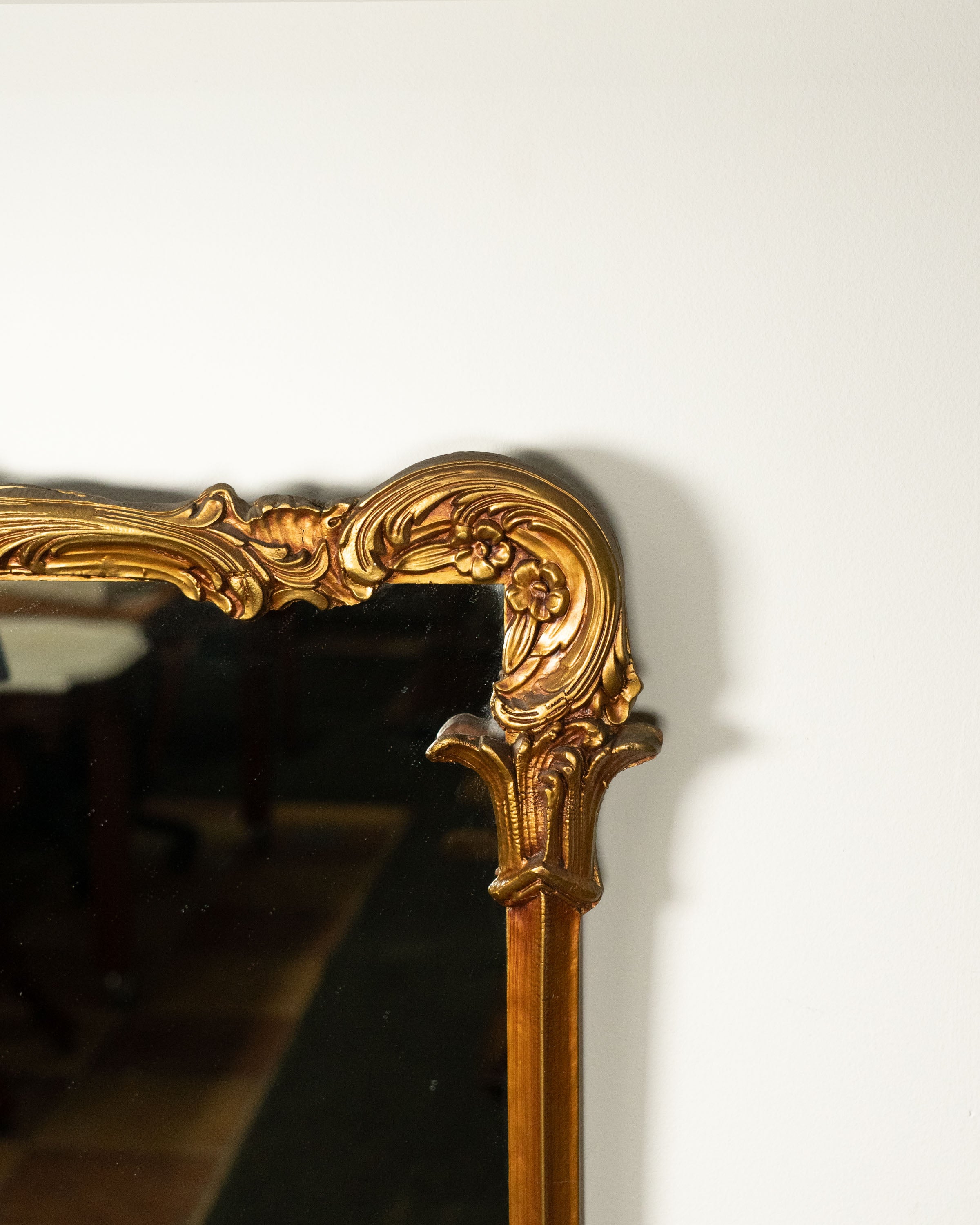 Louis XV style gilded plaster mirror – circa 1900