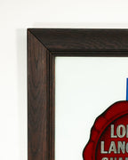Affiche publicitaire sur verre - London & Lancashire Insurance Co.