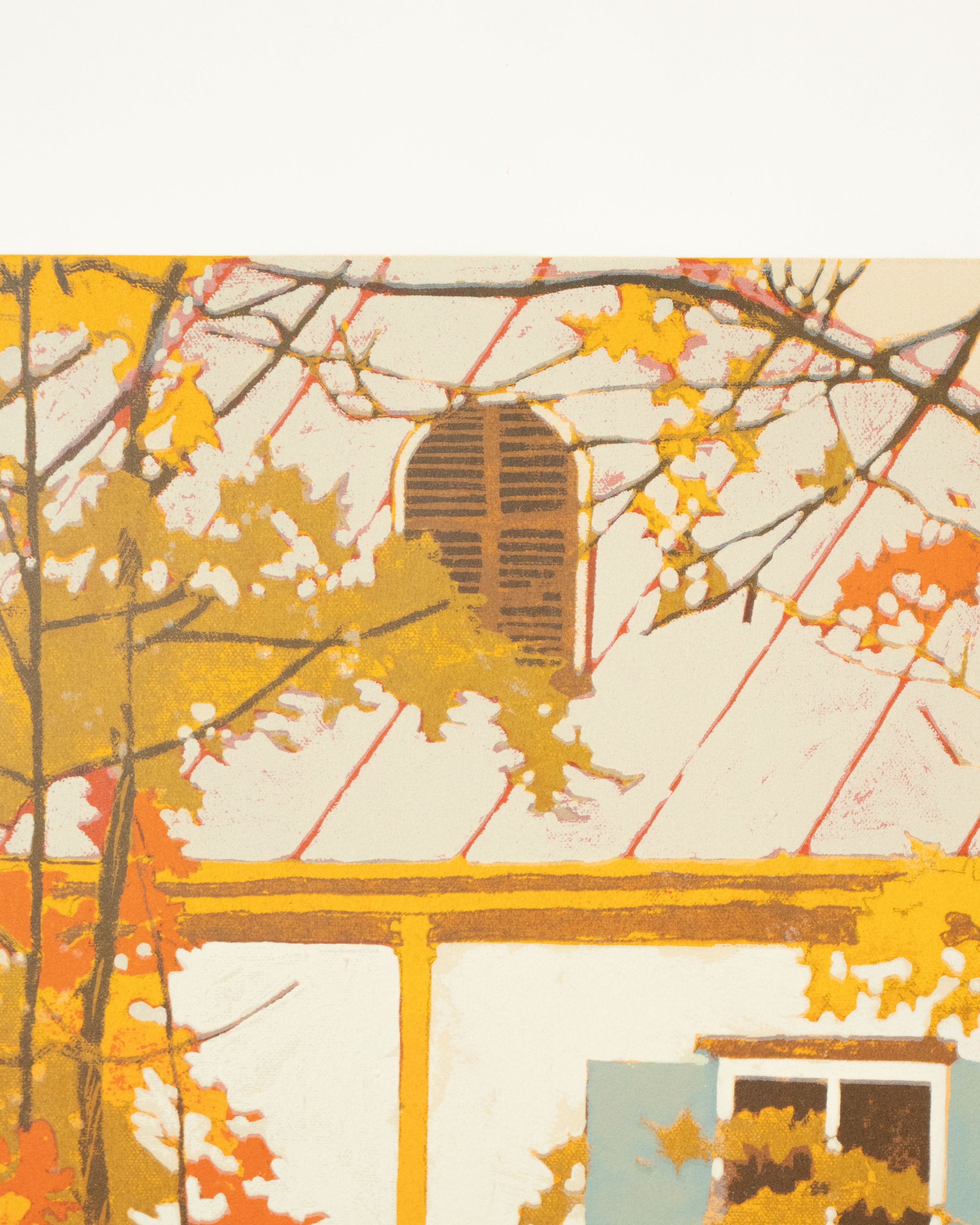 Lithographie La couleur de l'automne - Claude A. Simard