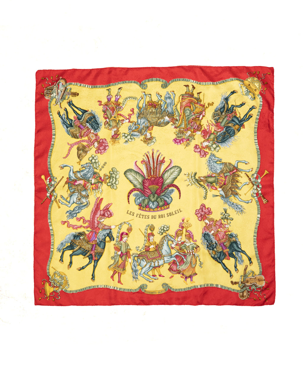 Carré Hermès - Les Fêtes du Roi Soleil - 90 x 90