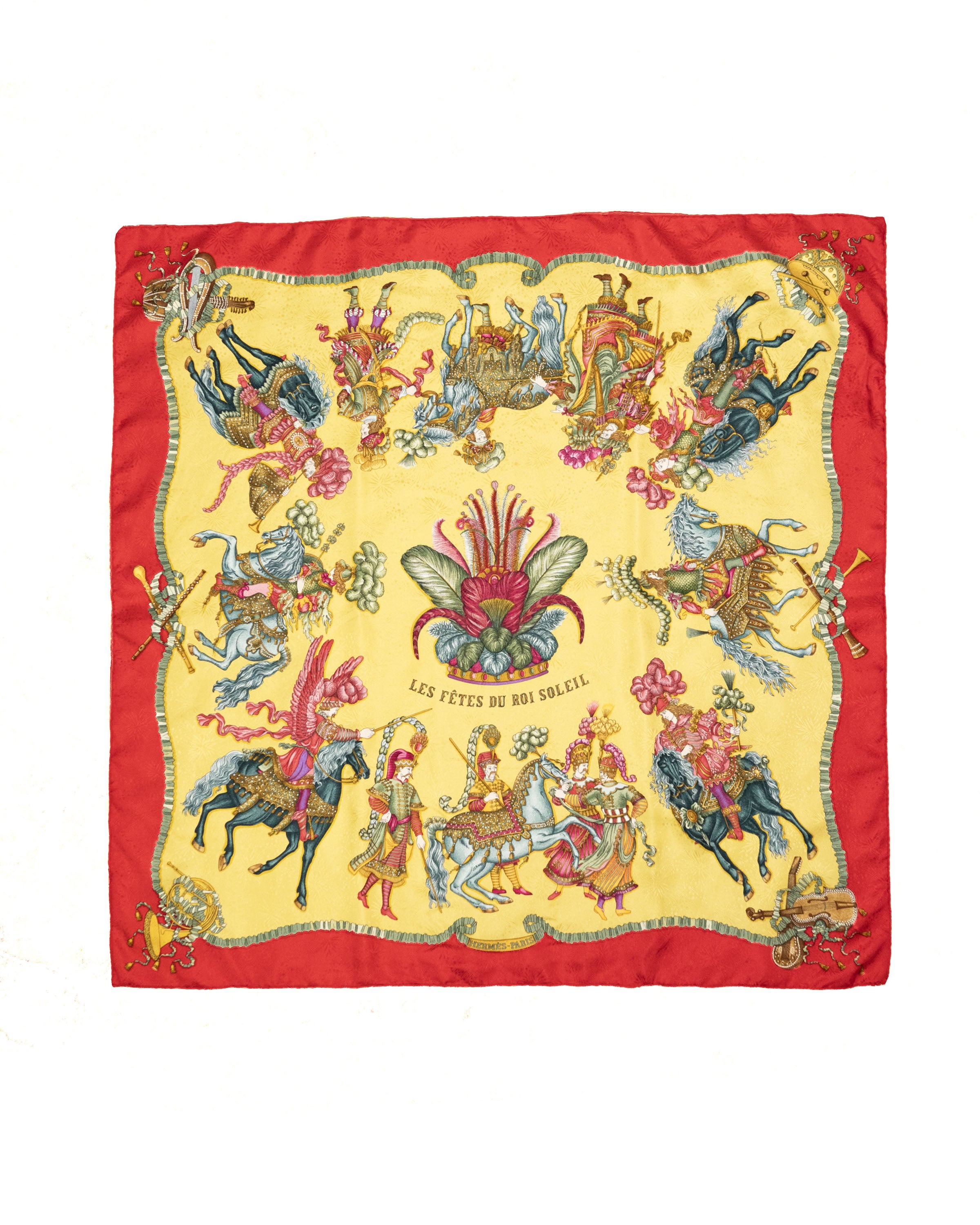 Carré Hermès - Les Fêtes du Roi Soleil - 90 x 90