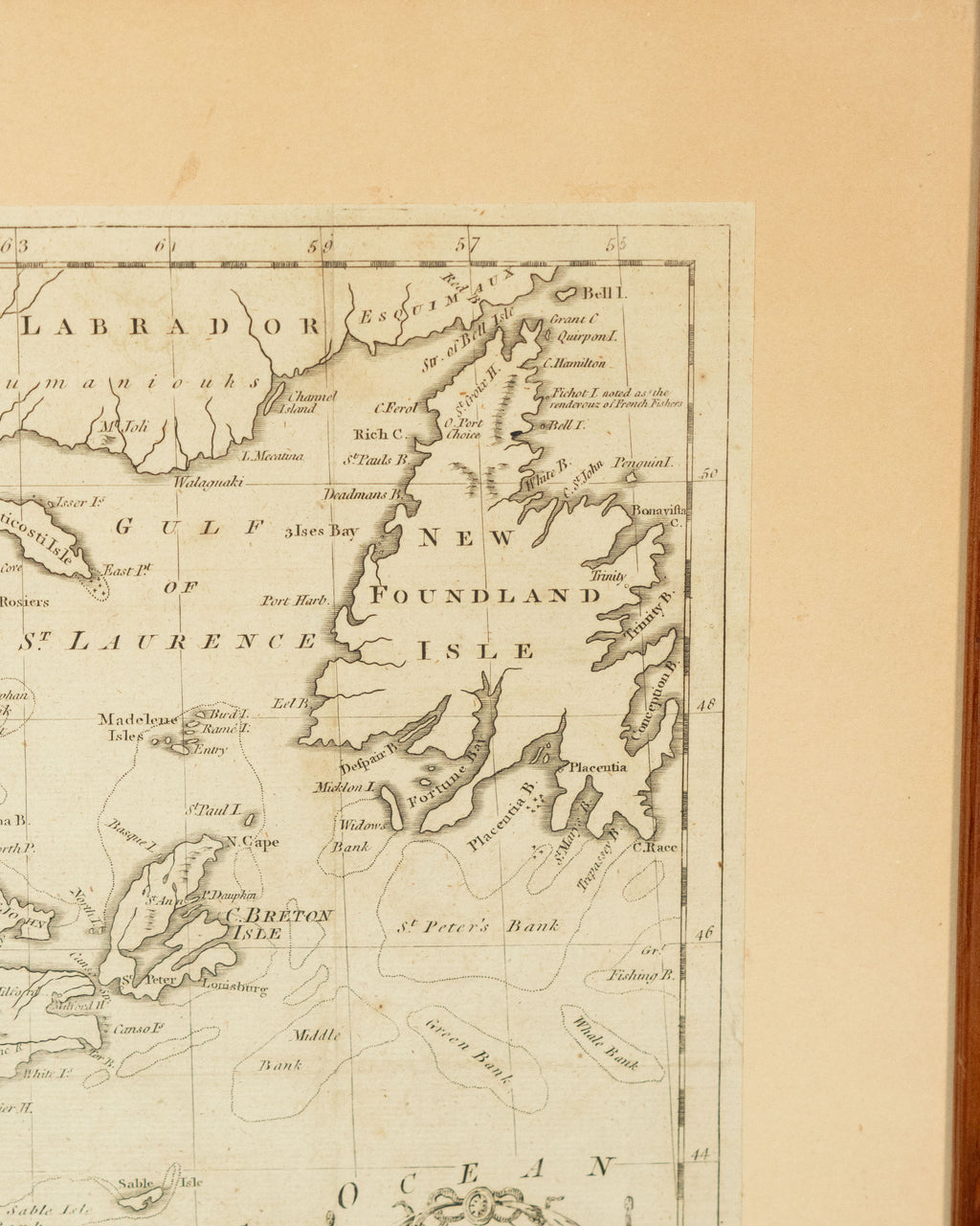 Carte Province de Québec par Thomas Kitchin - Londres, 1781