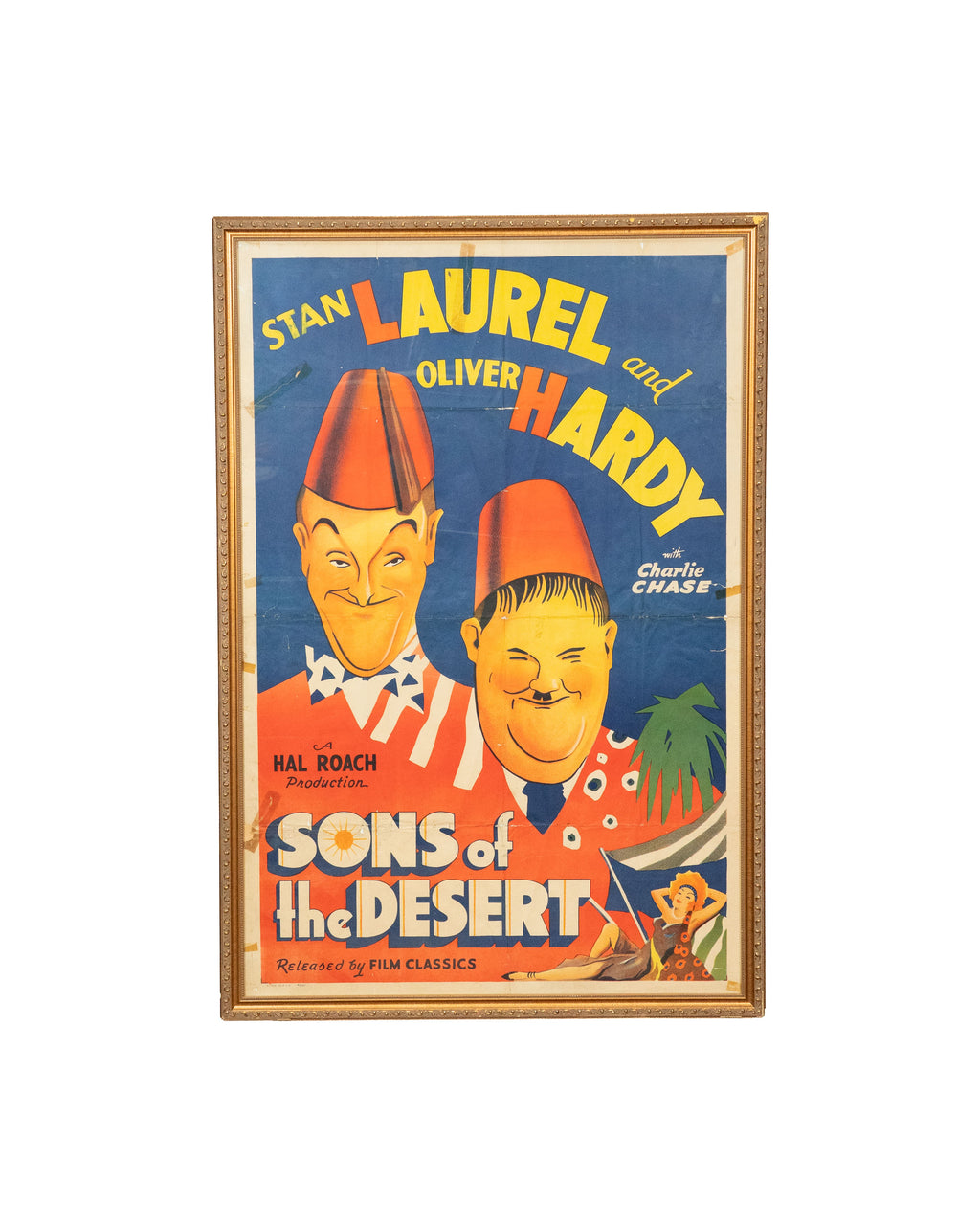 Affiche originale Laurel & Hardy "Sons of the desert" 1945