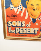 Affiche originale Laurel & Hardy "Sons of the desert" 1945