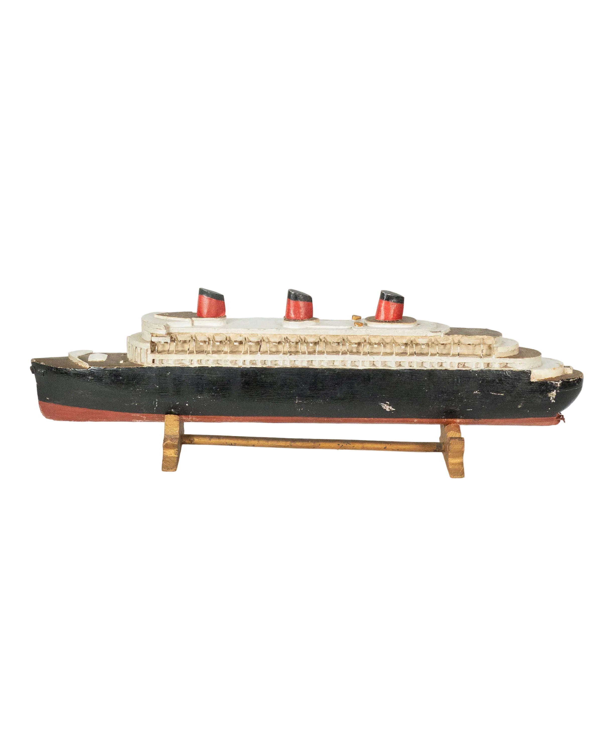 Maquette navale du SS Normandie - circa 1940