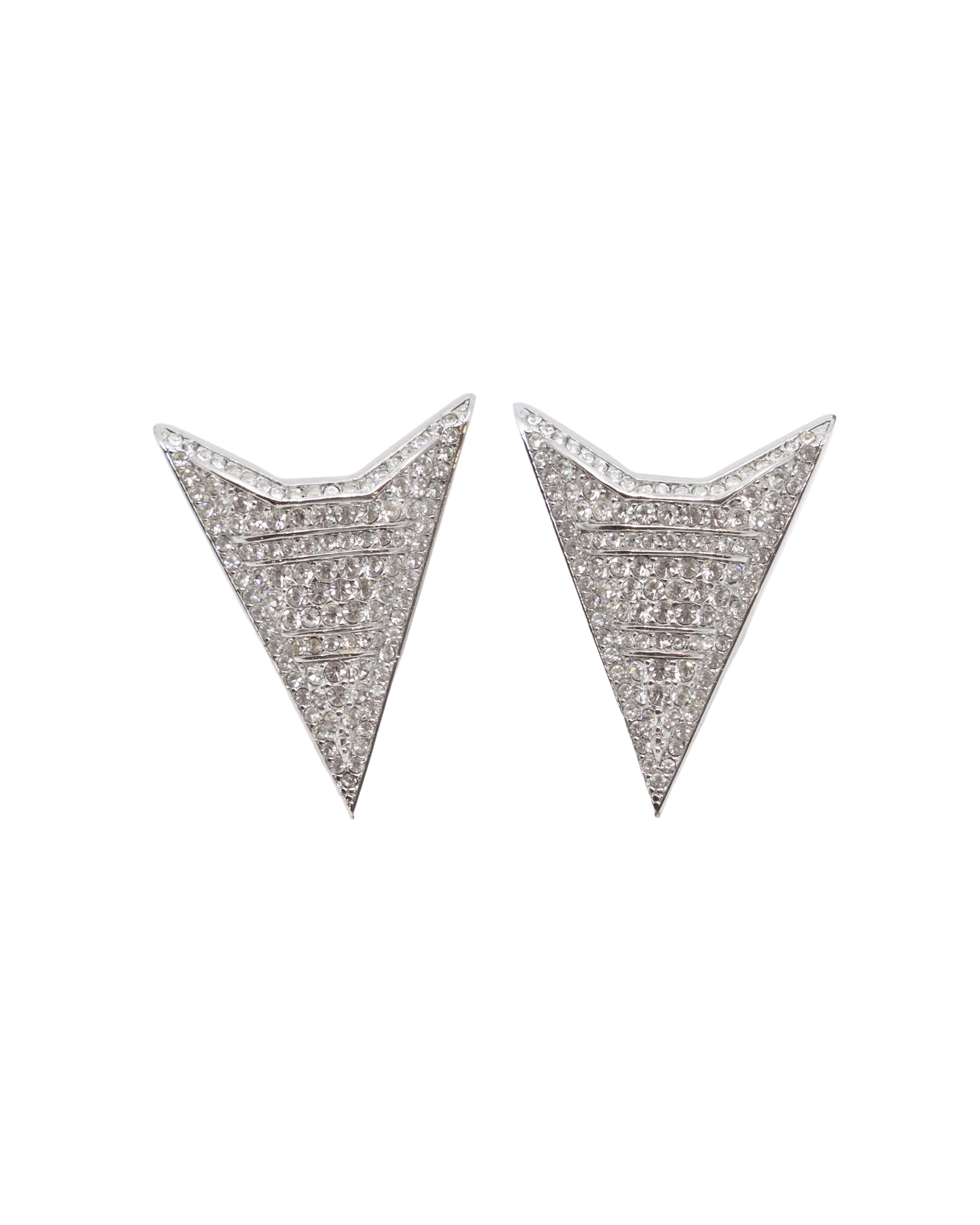 Boucles d'oreilles Pointe d'argent - Christian Dior