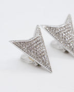 Boucles d'oreilles Pointe d'argent - Christian Dior