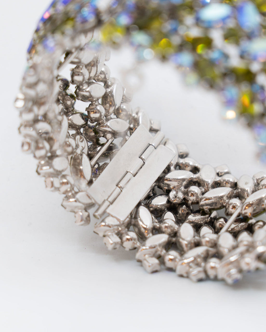Bracelet large vert et bleu - Sherman
