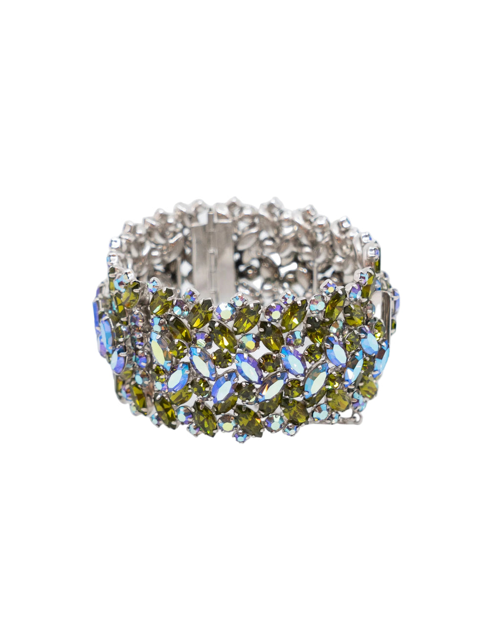 Bracelet large vert et bleu - Sherman