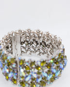 Bracelet large vert et bleu - Sherman