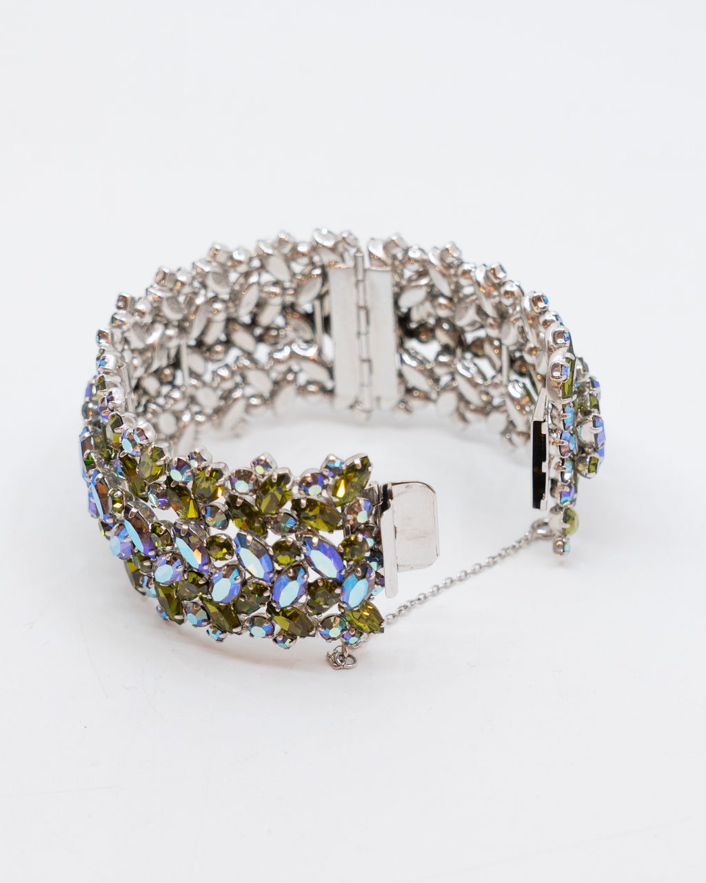 Bracelet large vert et bleu - Sherman