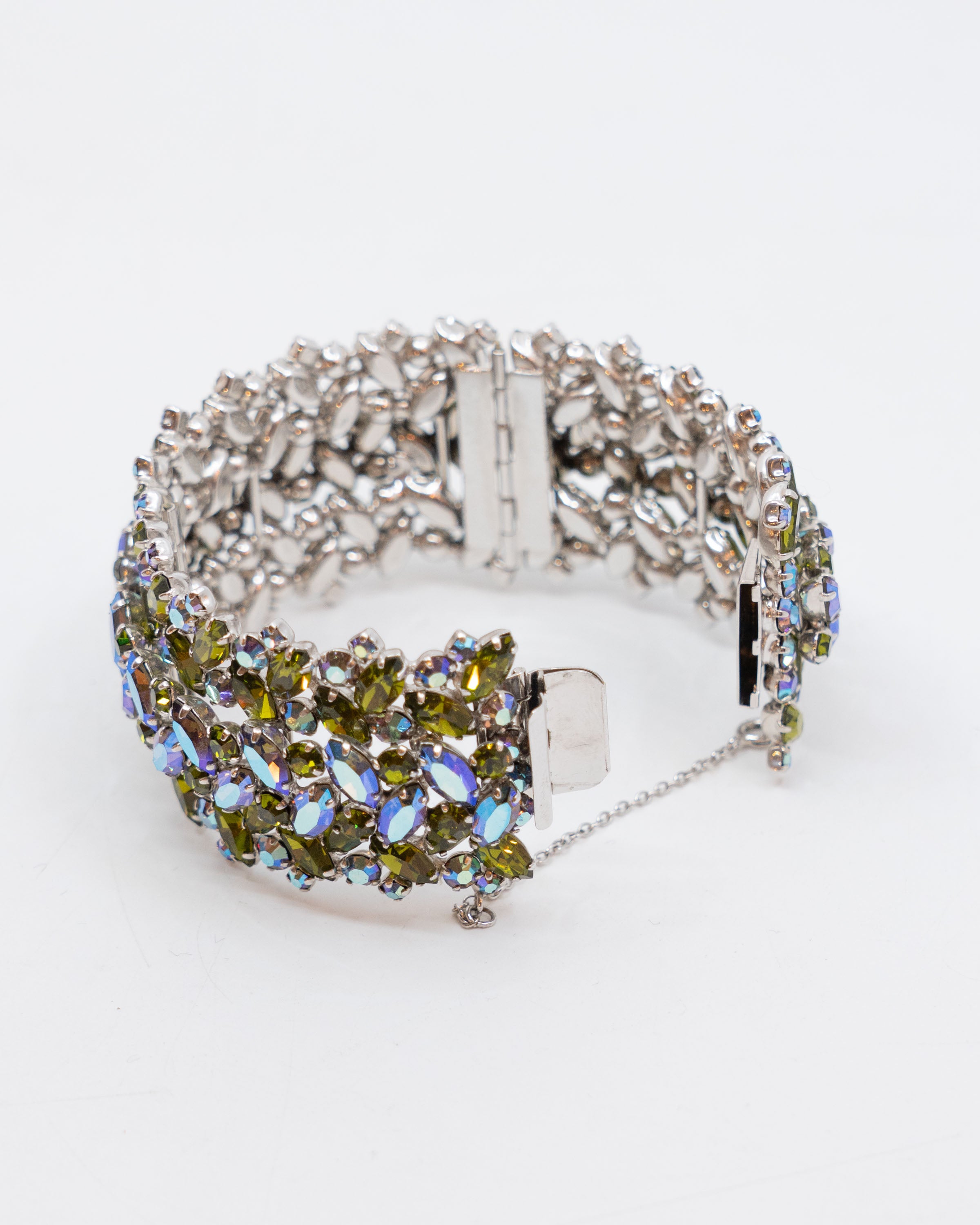 Bracelet large vert et bleu - Sherman