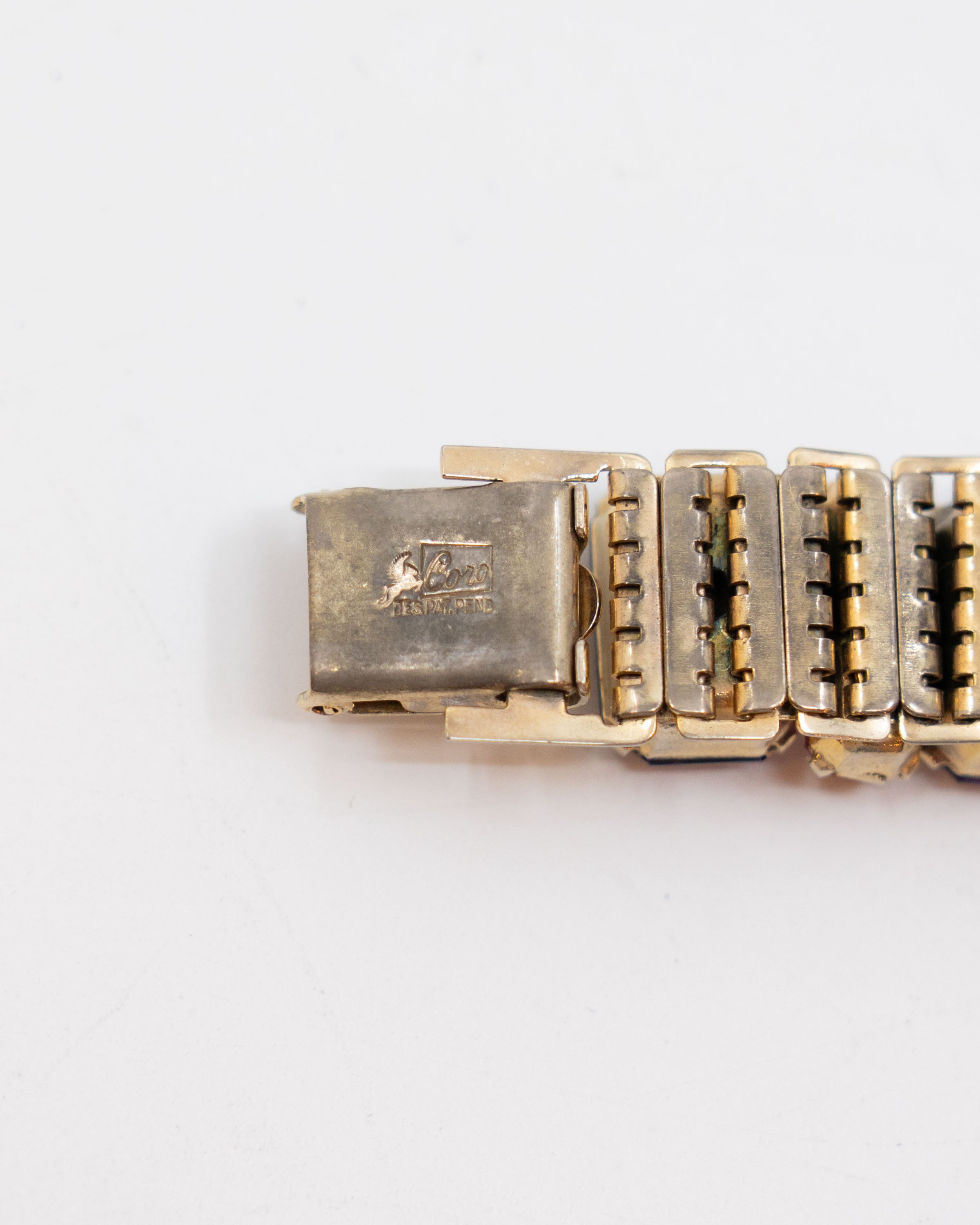 Bracelet vintage rose et violet - Coro vers 1950