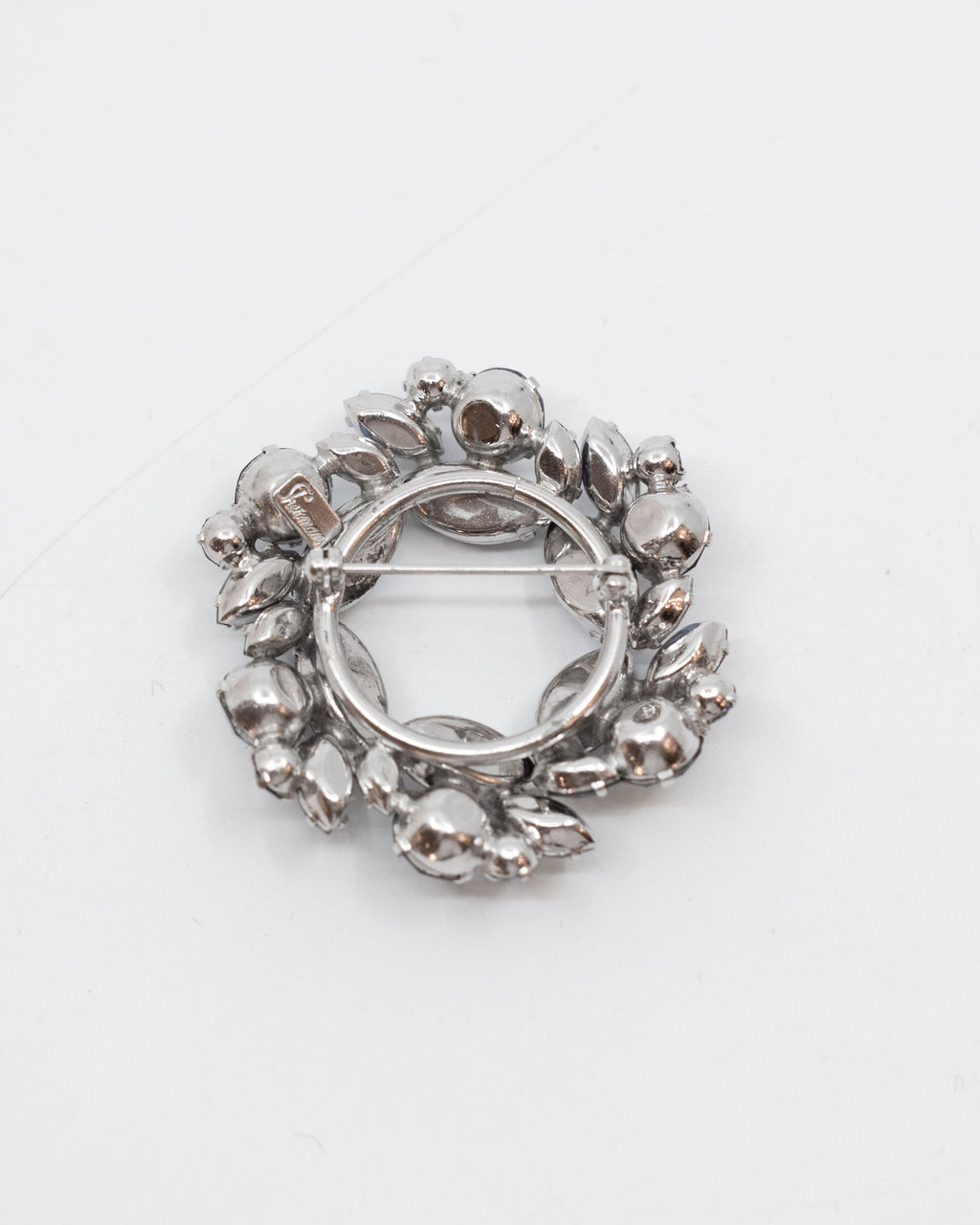 Broche ronde vintage - Gustave Sherman vers 1950