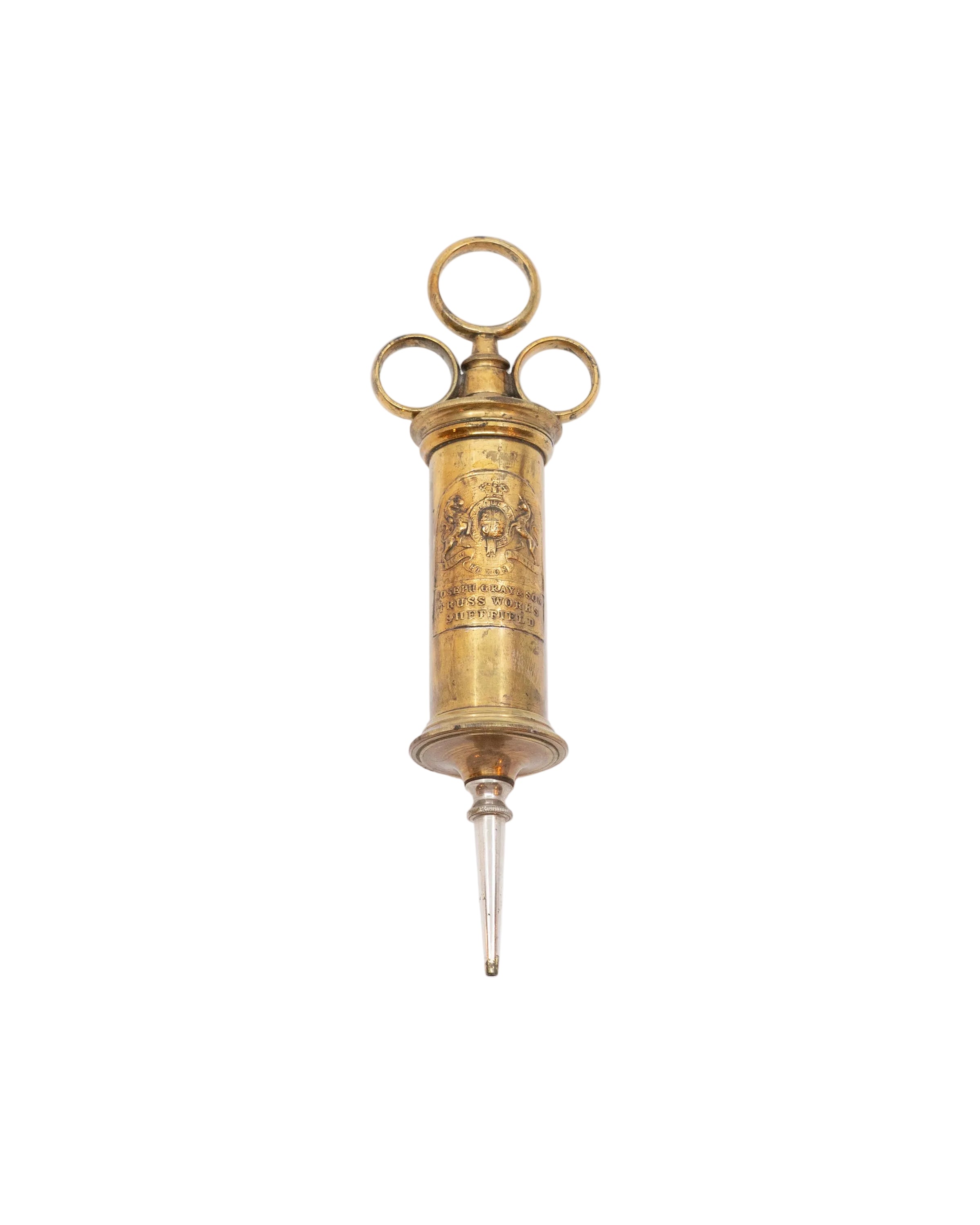Seringue à lavement par Joseph Gray & Son - Angleterre vers 1840