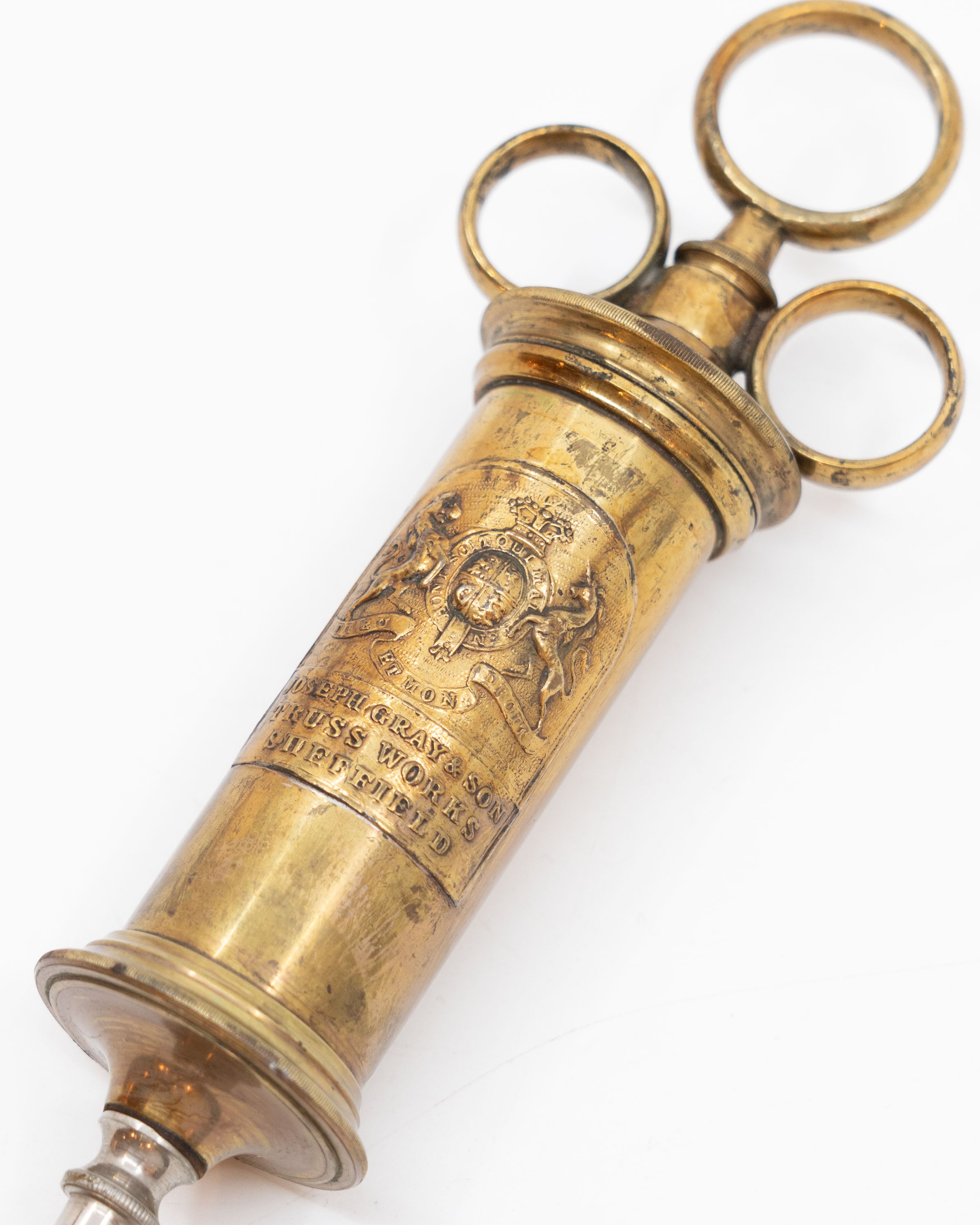 Seringue à lavement par Joseph Gray & Son - Angleterre vers 1840