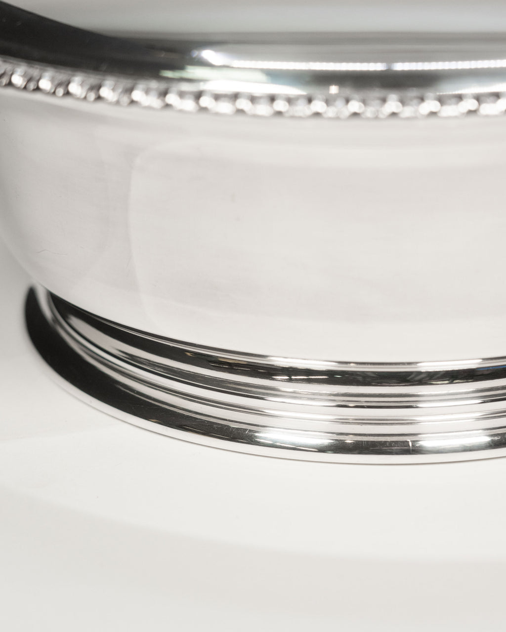 Grand plat de service plaqué argent - Birks
