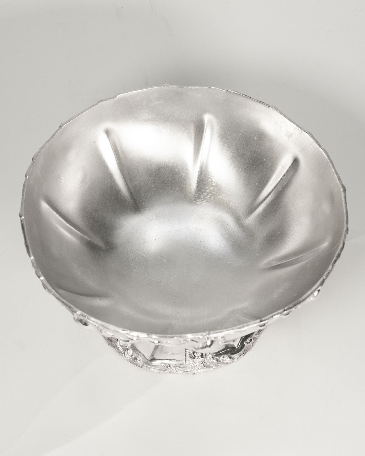 Bol de présentation floral – Forbes Silver Co.