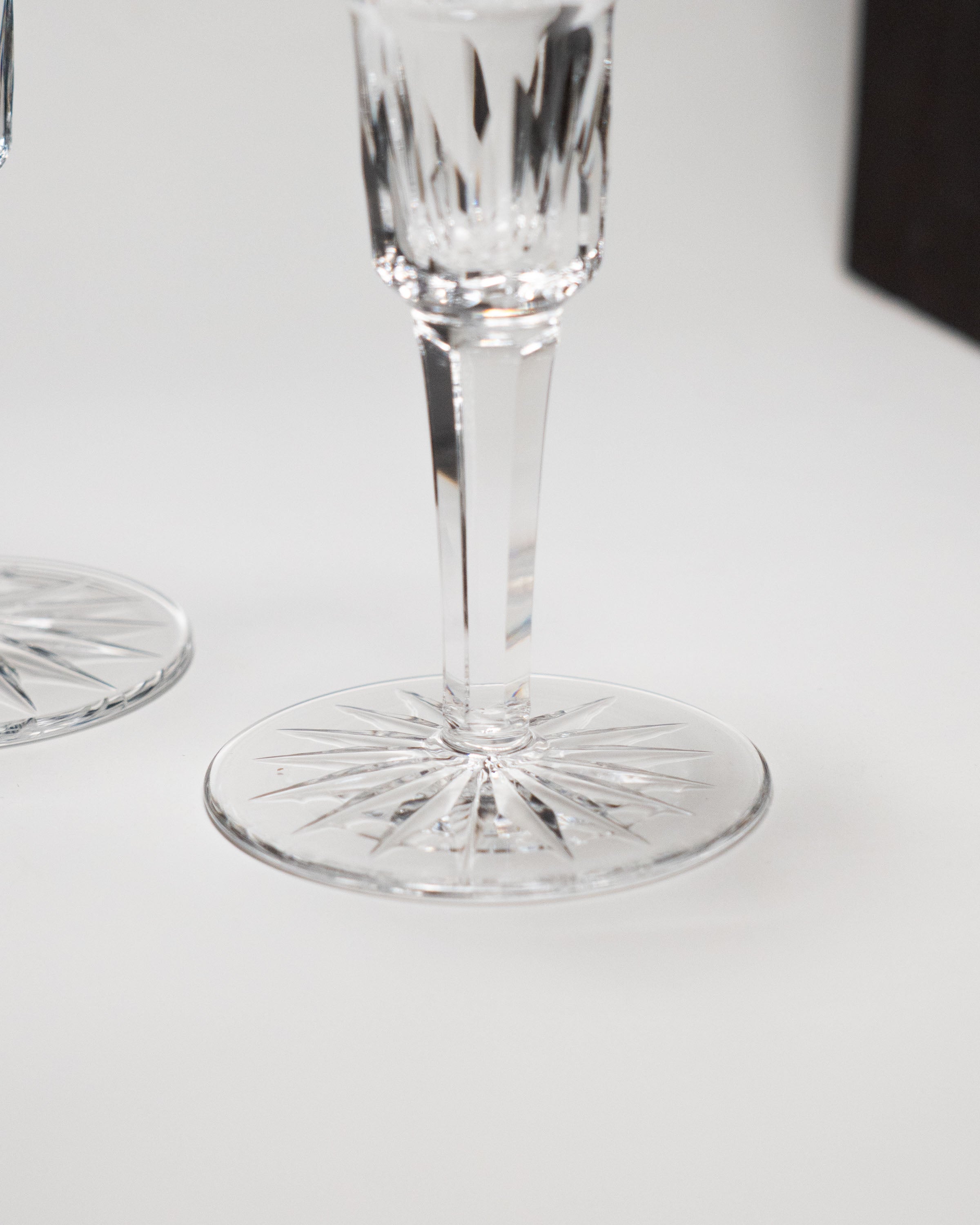 Paire de bougeoirs en cristal - Waterford - Eileen