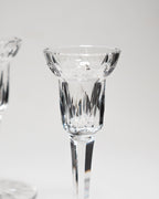 Paire de bougeoirs en cristal - Waterford - Eileen