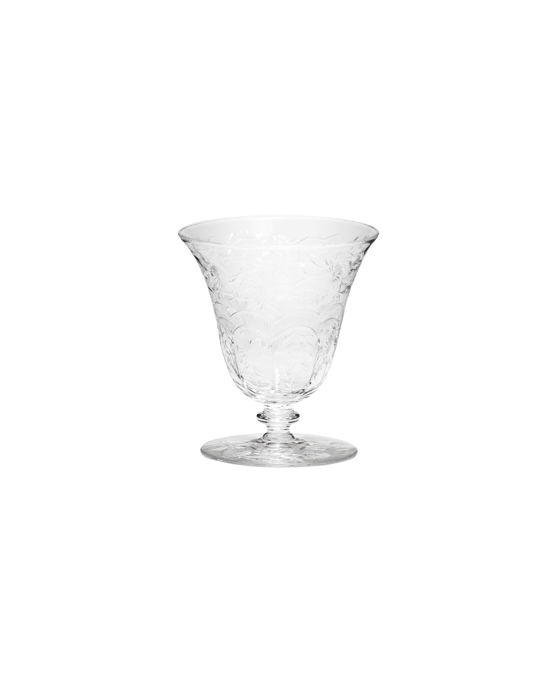 Cristal anglais Webb Corbett - Marguerites
