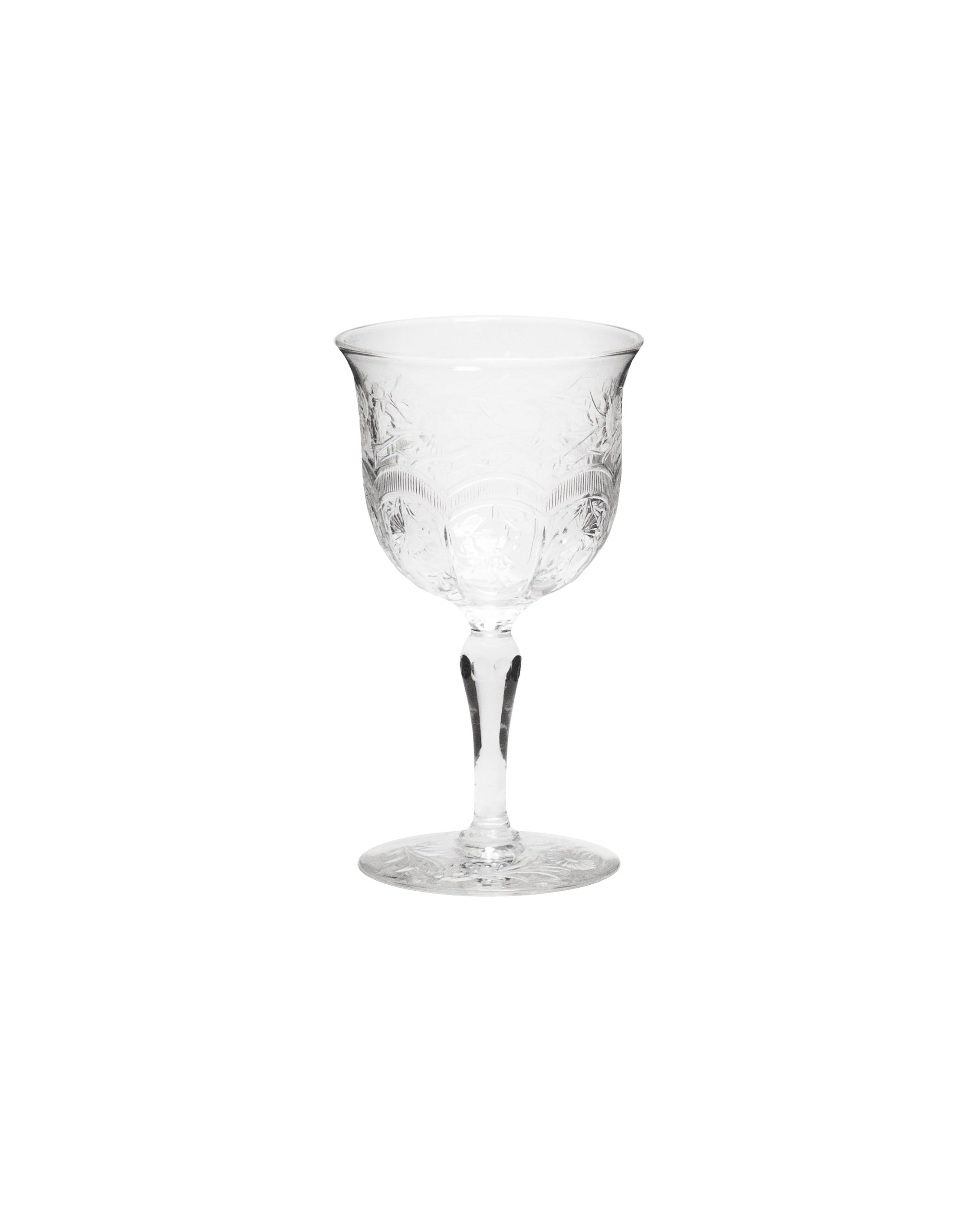 Cristal anglais Webb Corbett - Marguerites