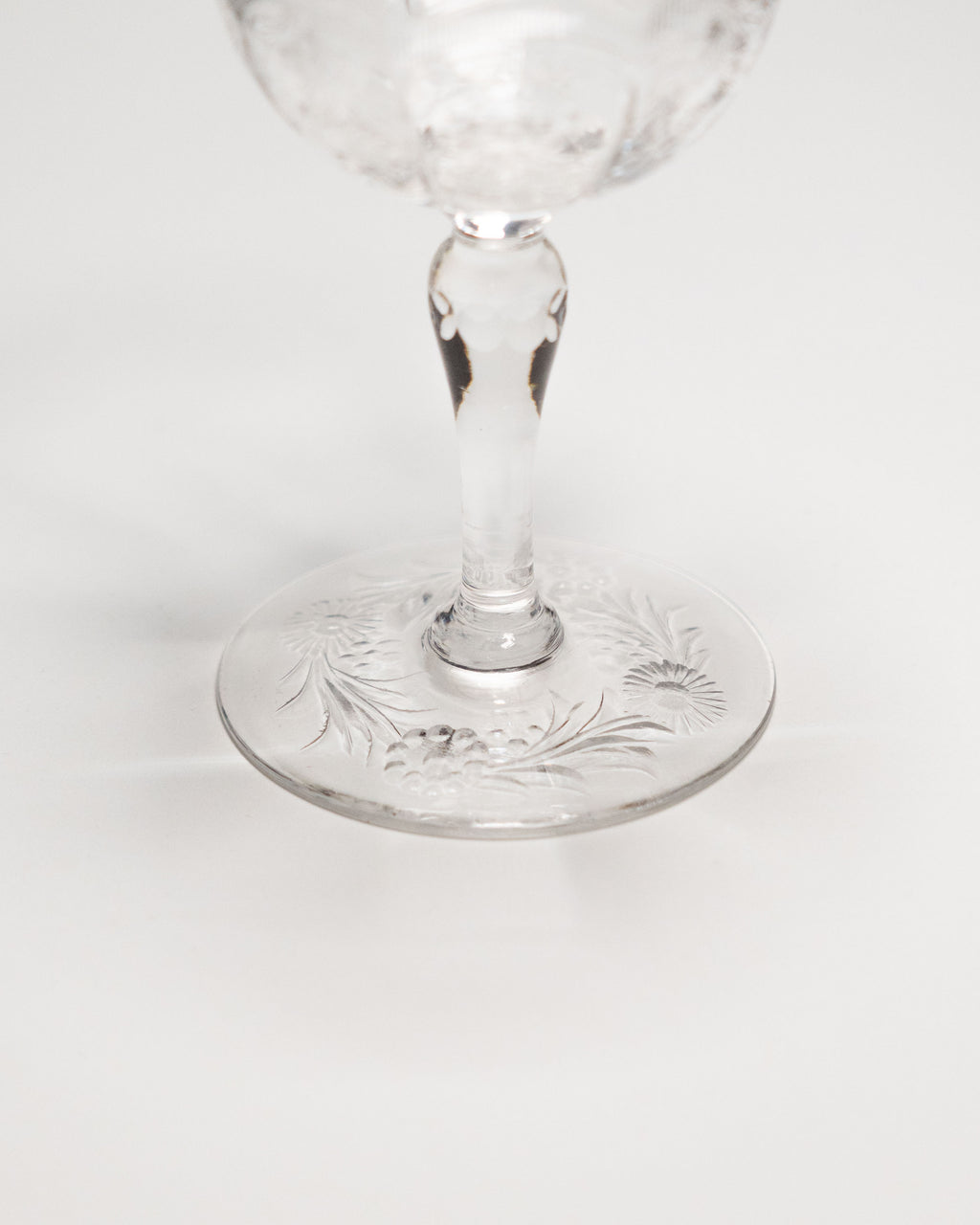Cristal anglais Webb Corbett - Marguerites