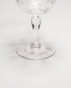 Cristal anglais Webb Corbett - Marguerites