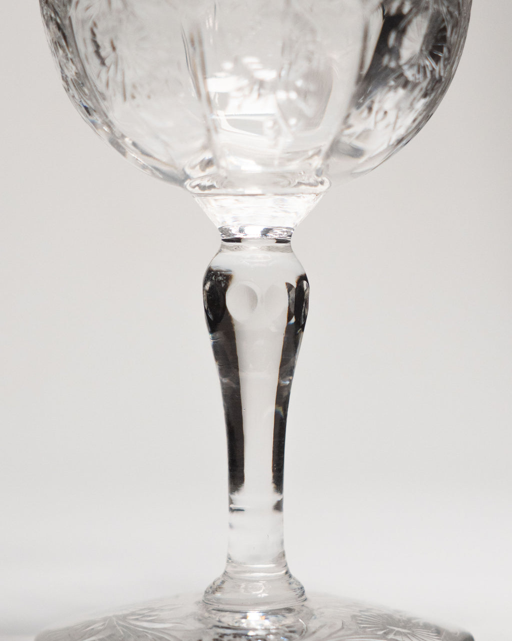Cristal anglais Webb Corbett - Marguerites