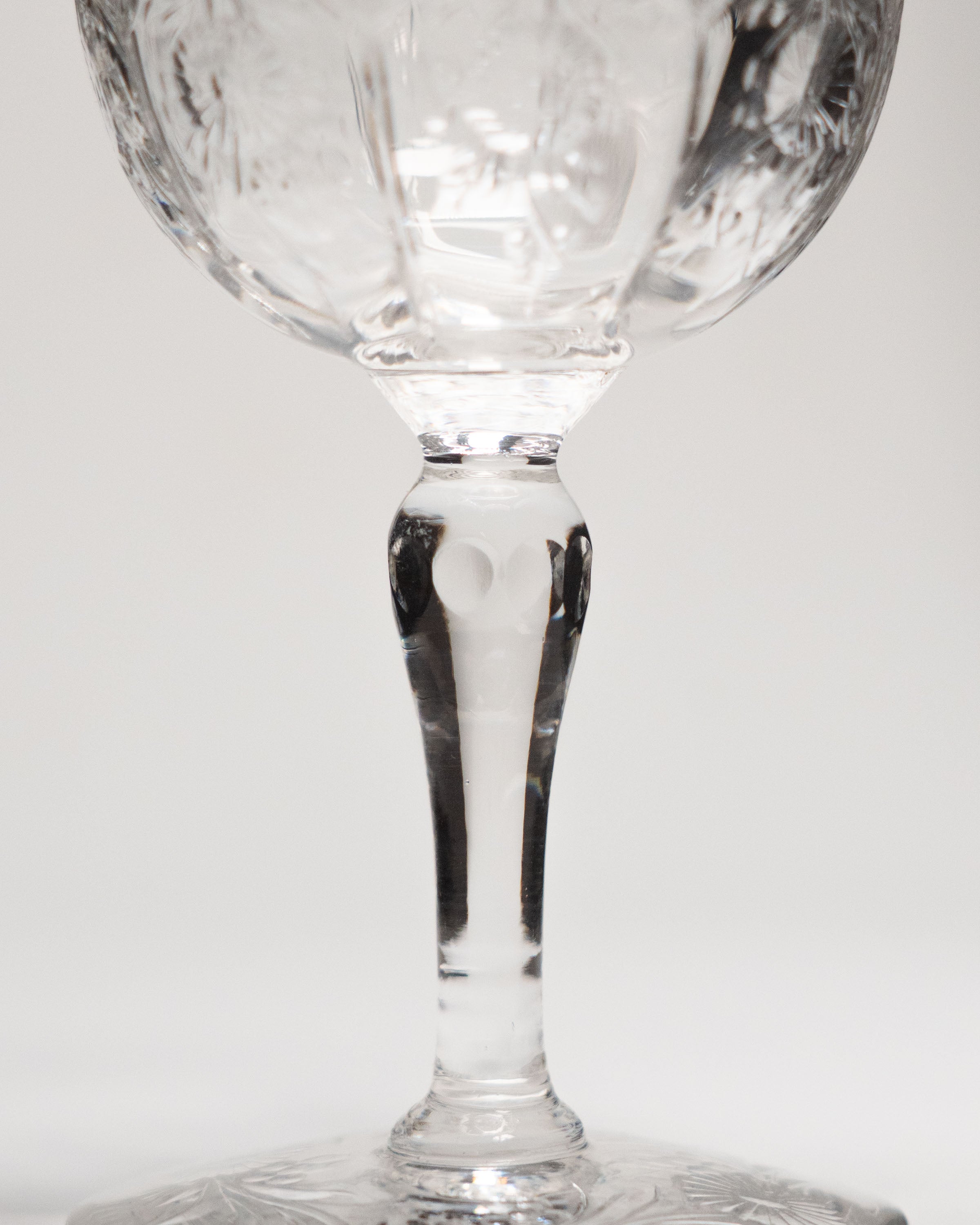 Cristal anglais Webb Corbett - Marguerites