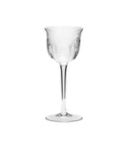 Coupes à vin en cristal Webb Corbett - Fleurs des champs