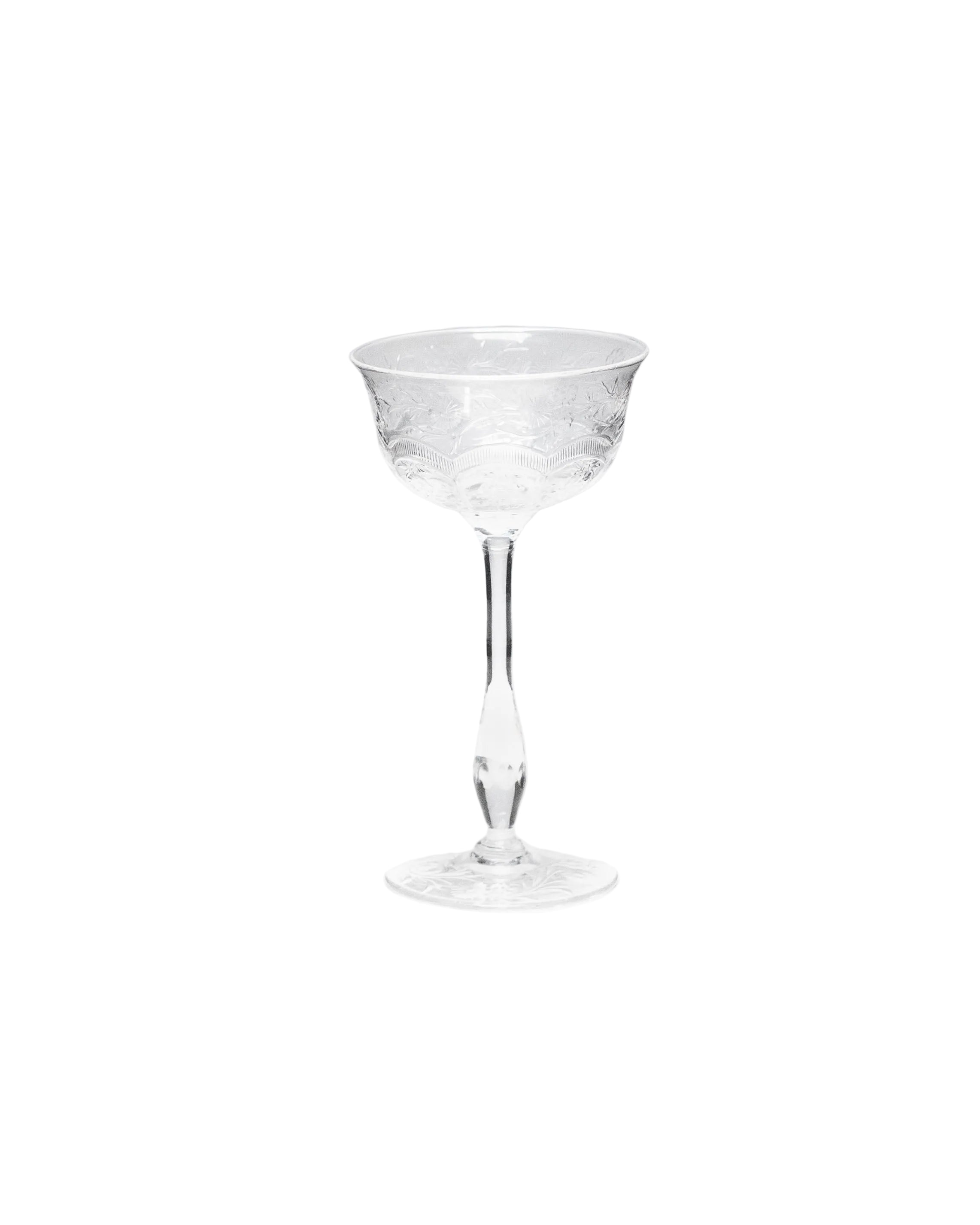 Cristal anglais Webb Corbett - Marguerites