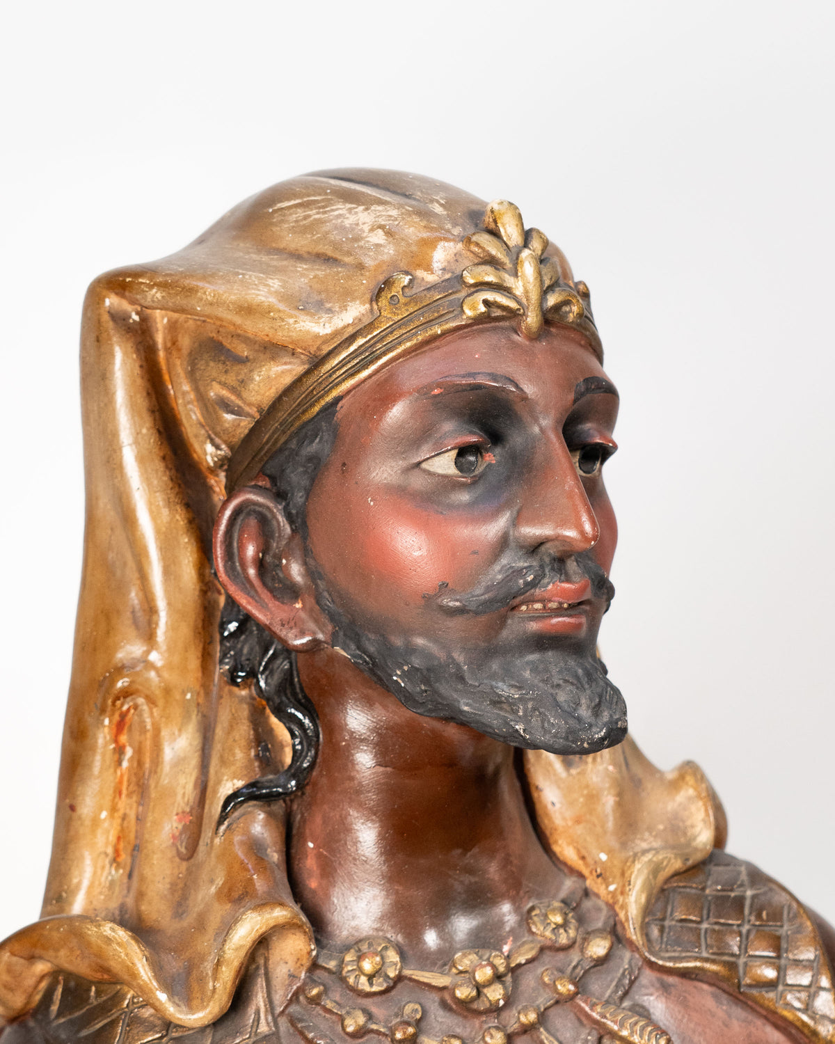 Buste en plâtre orientaliste - circa 1920