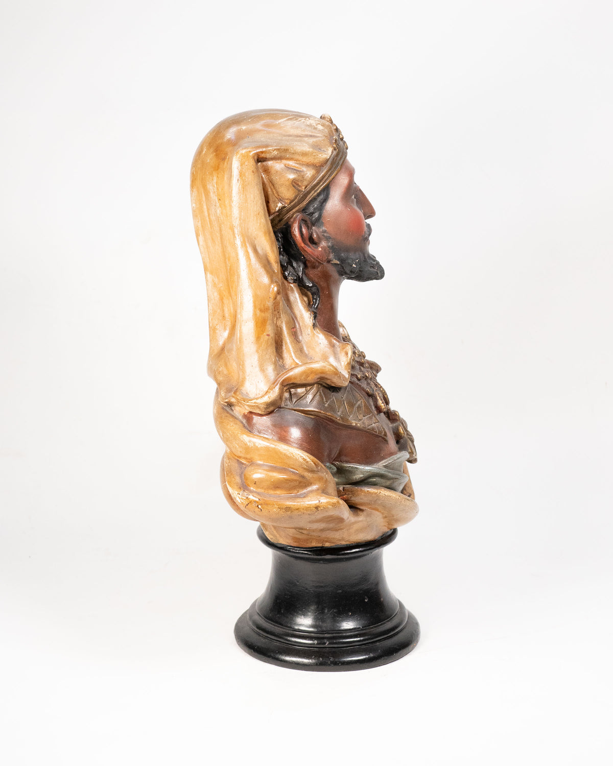 Buste en plâtre orientaliste - circa 1920