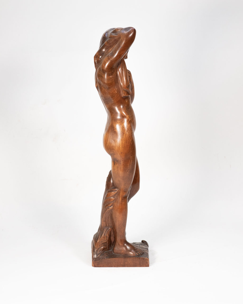 Sculpture nu en bois de rose - Paris