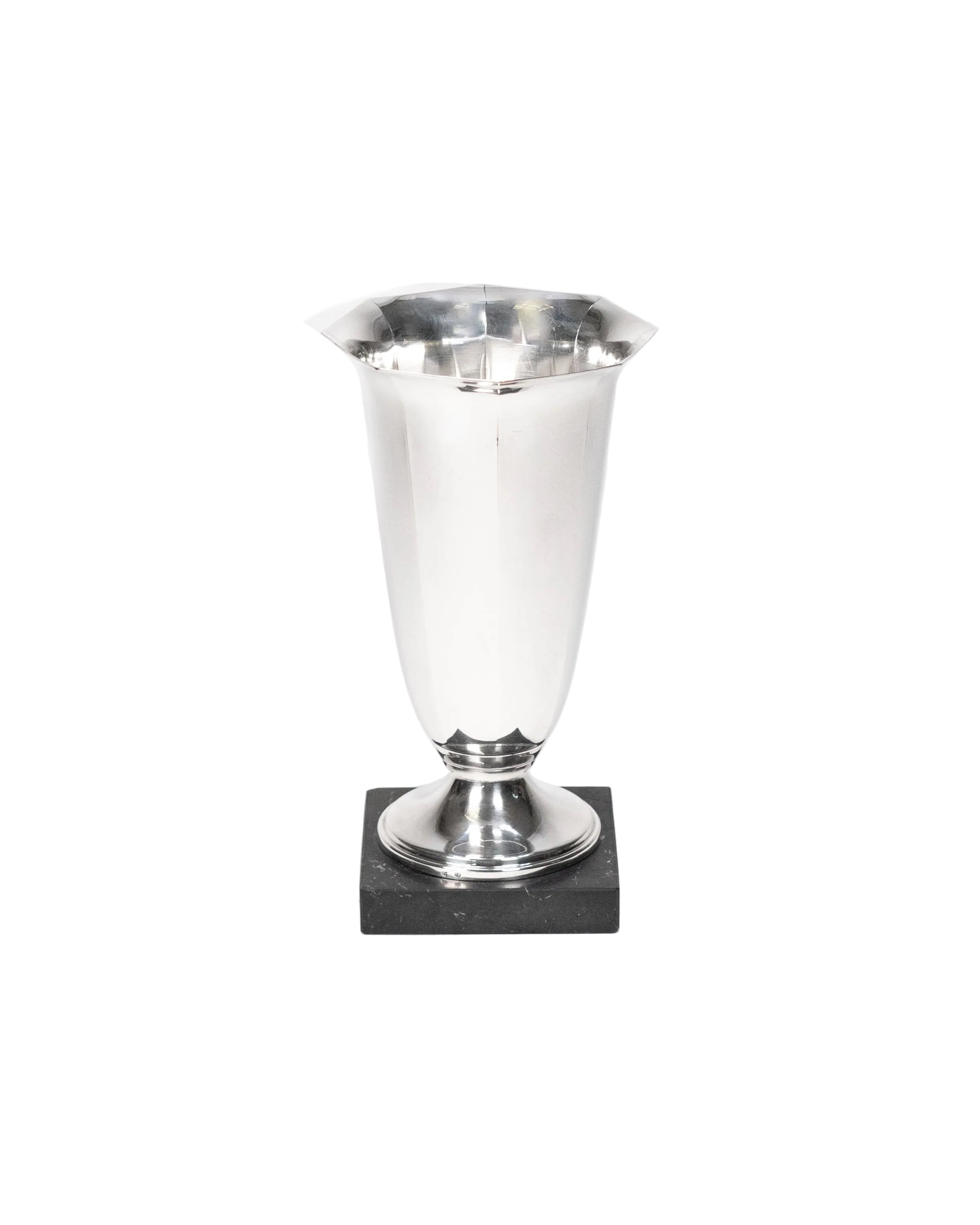 Silver-plated and marble trophy - France, circa 1940